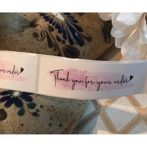 Stickers 500 roll of thank you beautiful stickers